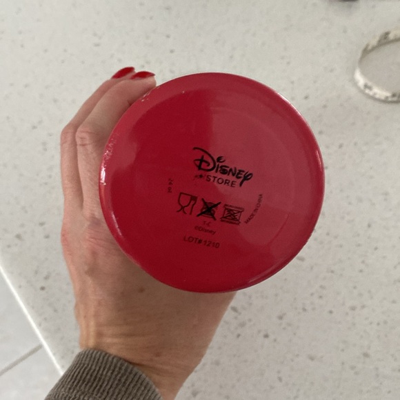 DISNEY STORE MINNIE MOUSE Mickey polka dot flower daisy water bottle PINK - Picture 3 of 4